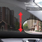 Car Window Sunshade with Mosquito Net Protection