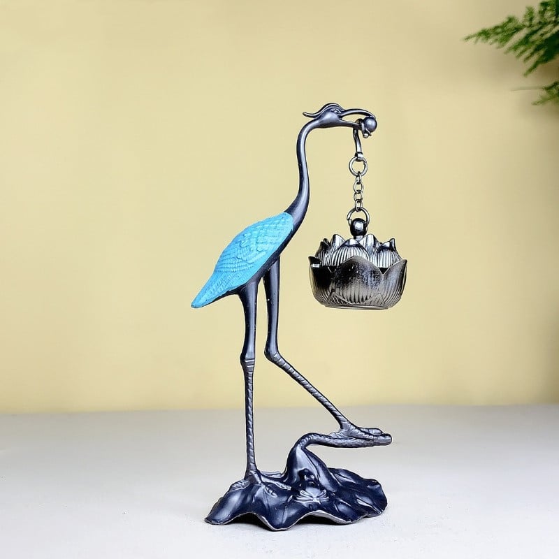 Lotus Crane Ornaments & Aromatherapy Diffuser