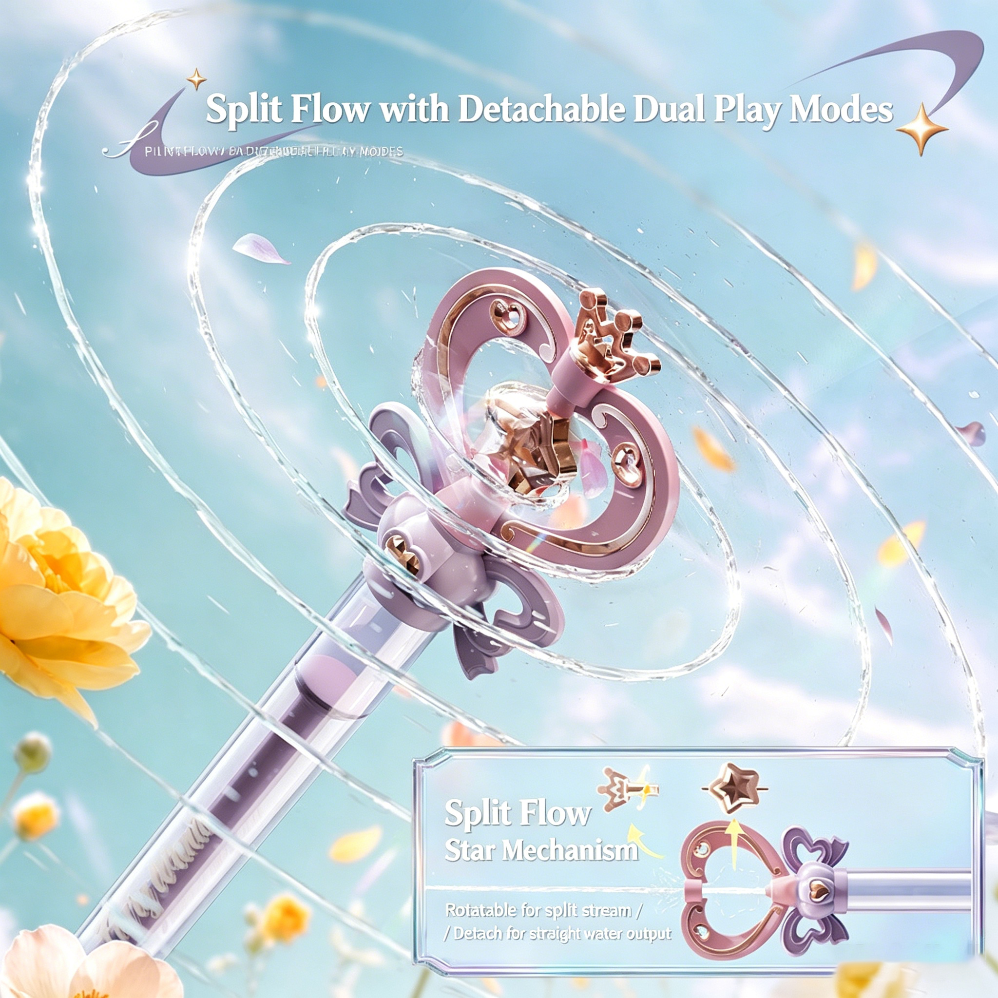 Fairy Wand Toy – Pull, Press & Play