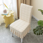 Dining Room Chair Cover with Skirt