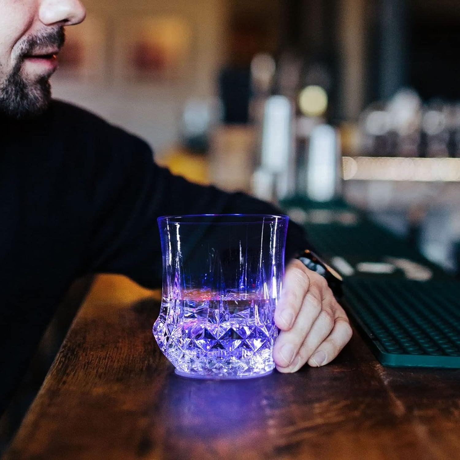 LED Colorful Color Changing Wine Glass