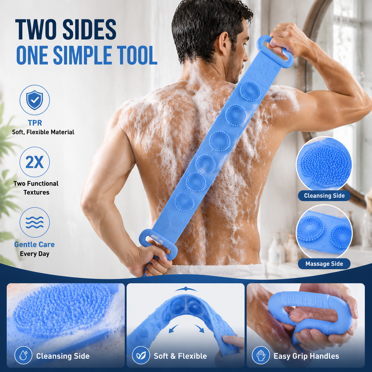 BUY 1  GET 1 FREE🔥Silicone Body Back Scrubber