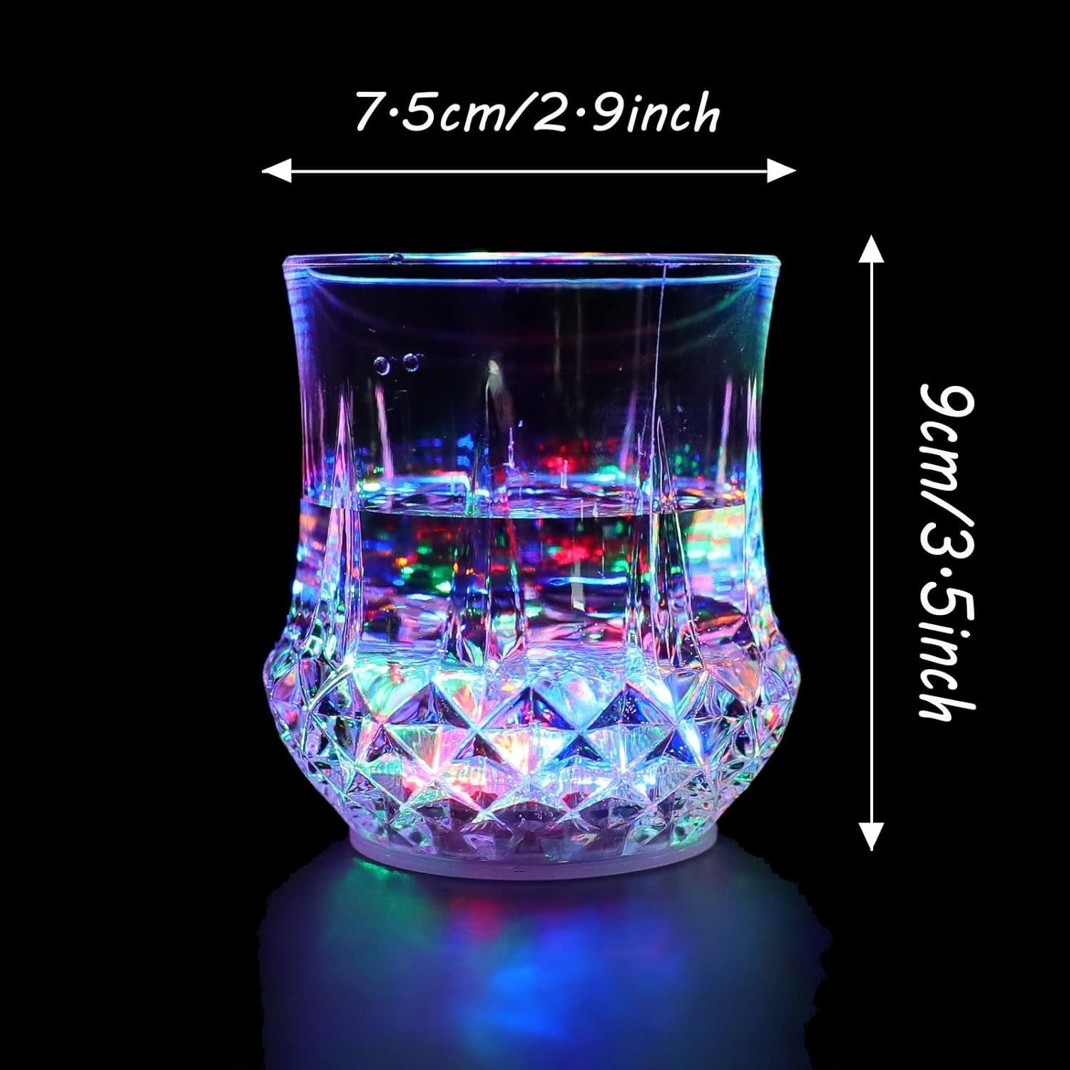 LED Colorful Color Changing Wine Glass