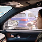 Car Window Sunshade with Mosquito Net Protection