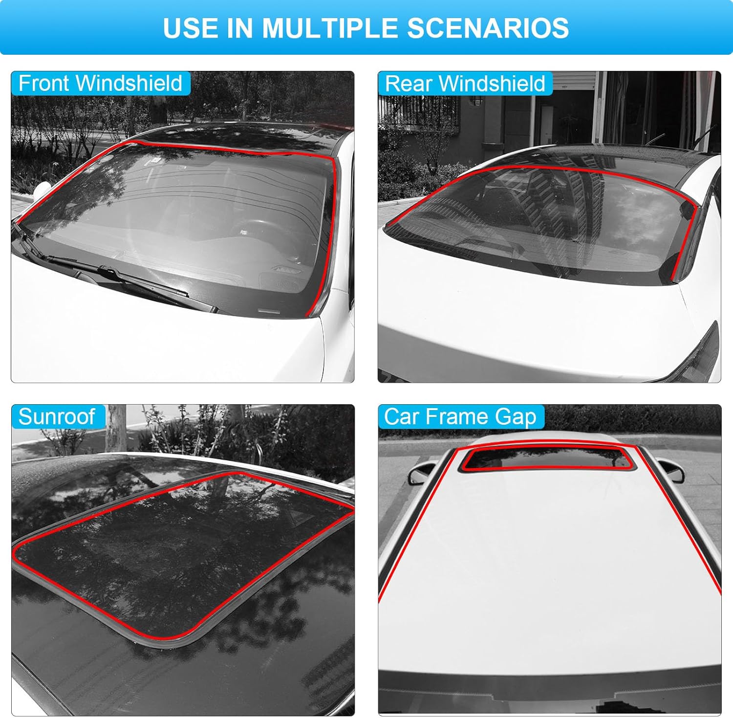 Car Windshield Rubber Seal