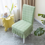 Dining Room Chair Cover with Skirt