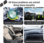 Car Window Sunshade with Mosquito Net Protection