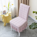 Dining Room Chair Cover with Skirt