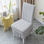 Dining Room Chair Cover with Skirt