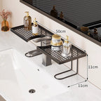 No-Drill Bathroom Vanity Storage Shelf