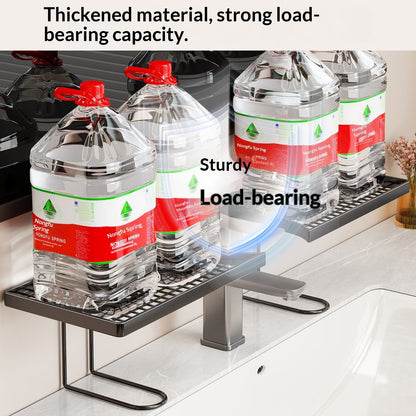 No-Drill Bathroom Vanity Storage Shelf