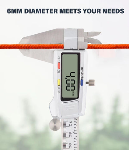 Adjustable Clothesline with Pulleys & Suitable for Camping Trips and Home Use